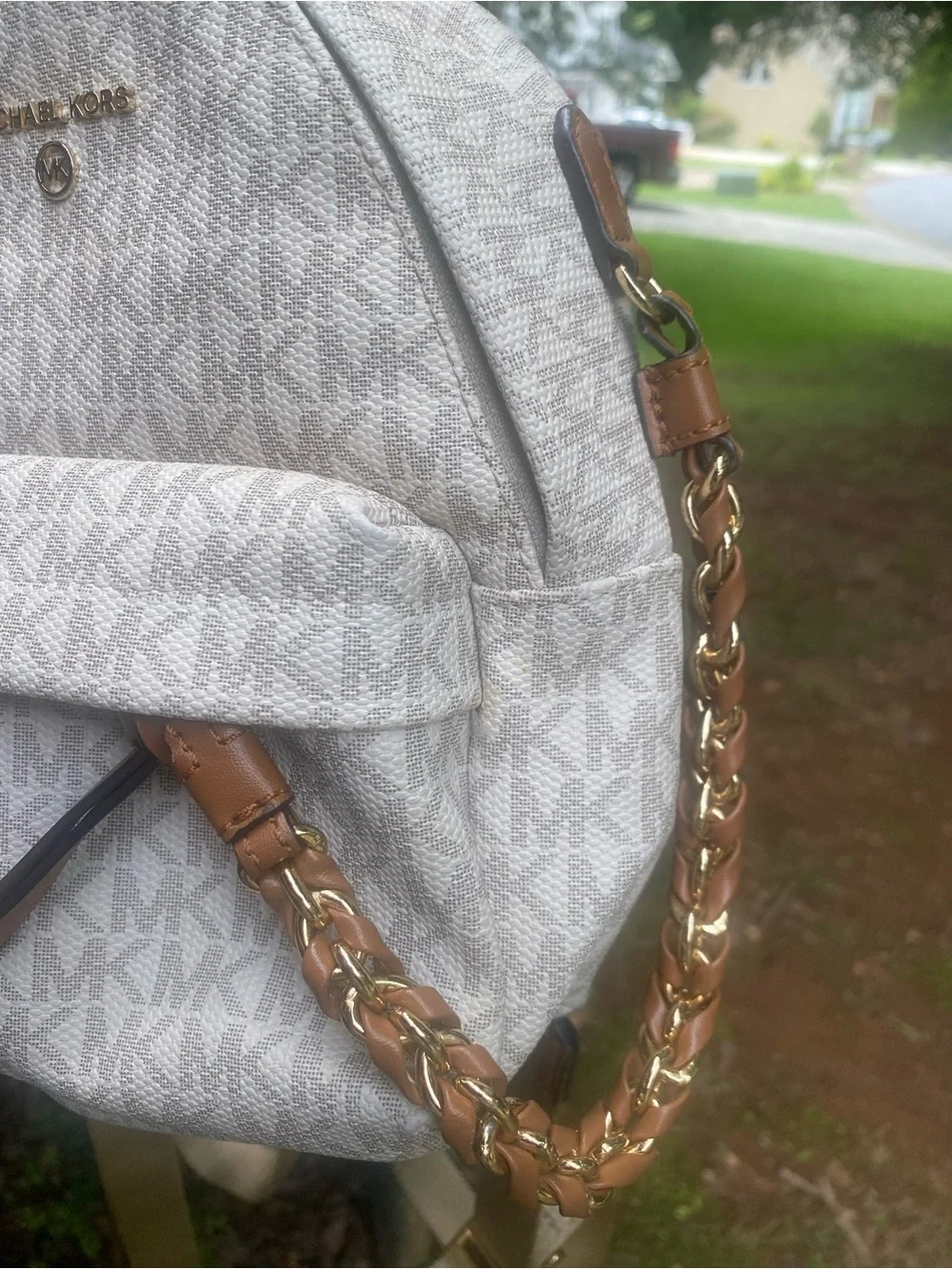Michael Kors mini  back pack purse